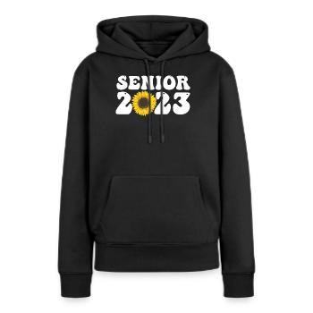 Senior 2023 Dabbing Dab de 2023 Seniors Graduation - Sweat à capuche Premium bio Femme - noir - Devant - Julia (174cm)