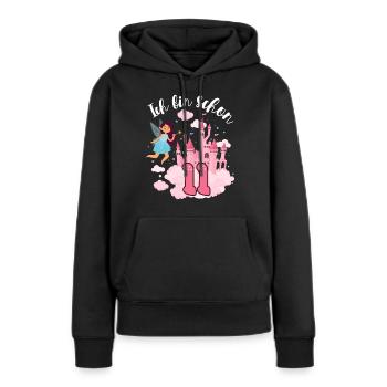 Ich Bin Schon 11 Fee Magisches Schloss 11. - Frauen Premium Bio Hoodie - Schwarz - Vorne - Julia (174cm)