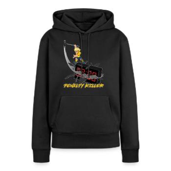 Penalty Killer Floorball v2-yellow - Frauen Premium Bio Hoodie - Schwarz - Vorne - Julia (174cm)