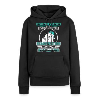 Eisbader winterschwimmen Eisbad Eisbademeisterin - Frauen Premium Bio Hoodie - Schwarz - Vorne - Julia (174cm)