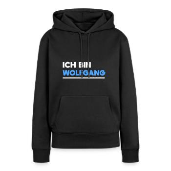 Wolfgang Name Spruch für stolze Wolfgangs - Frauen Premium Bio Hoodie - Schwarz - Vorne - Julia (174cm)