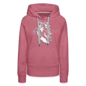 Free Climbing Climbing - Women’s Premium Organic Hoodie - mauve - Front - Isabella (175cm)