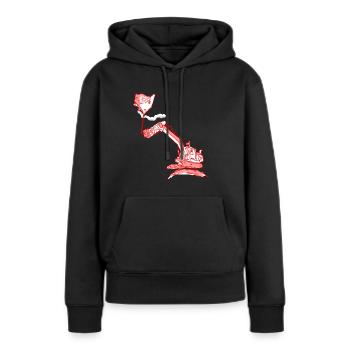 Home Sweet Home - Frauen Premium Bio Hoodie - Schwarz - Vorne - Julia (174cm)