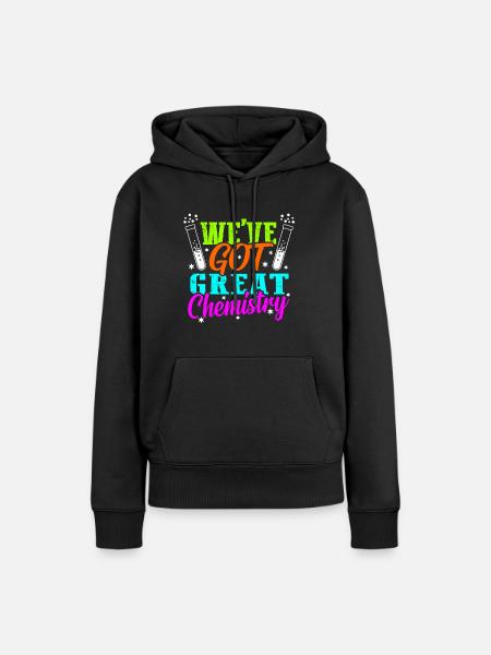 Chemie - Frauen Premium Bio Hoodie - Schwarz