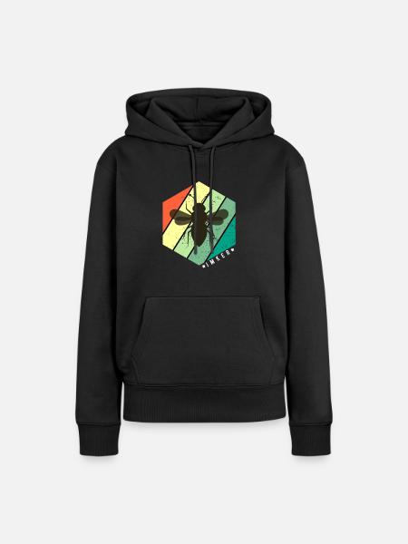 Imker - Frauen Premium Bio Hoodie - Schwarz