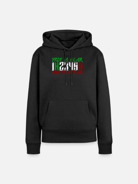 Motorrad - Frauen Premium Bio Hoodie - Schwarz