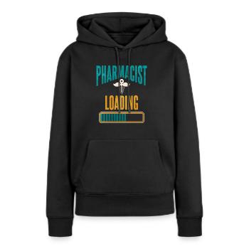 Apotheker - Frauen Premium Bio Hoodie - Schwarz - Vorne - Julia (174cm)