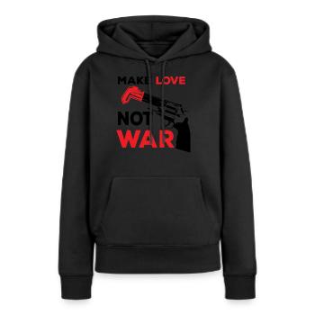 Liebe Love Pistole Kondom Sex Statement Geschenk - Frauen Premium Bio Hoodie - Schwarz - Vorne - Julia (174cm)