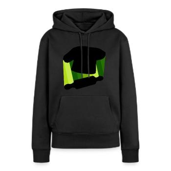Bäcker Bäckerei - Frauen Premium Bio Hoodie - Schwarz - Vorne - Julia (174cm)