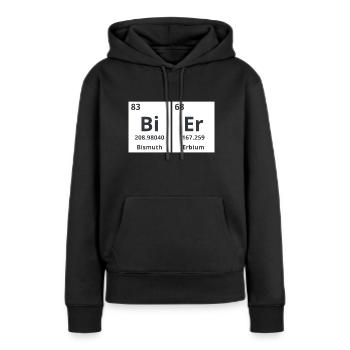 Bier chemische Formel - Frauen Premium Bio Hoodie - Schwarz - Vorne - Julia (174cm)