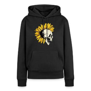 Punk ist tot - Frauen Premium Bio Hoodie - Schwarz - Vorne - Julia (174cm)