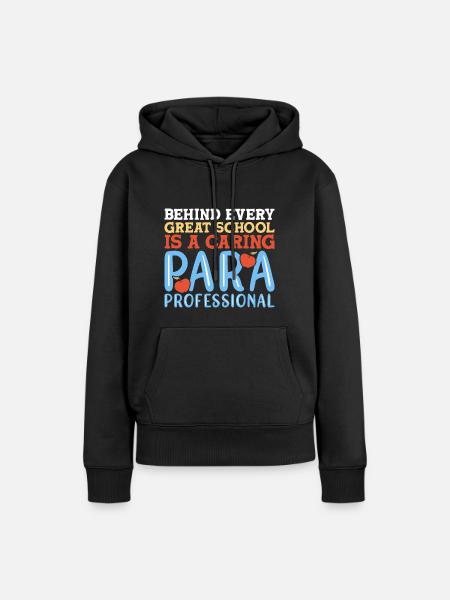 Paraprofessional - Frauen Premium Bio Hoodie - Schwarz