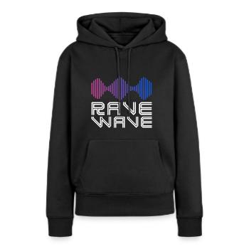 Spectre de rave - Sweat à capuche Premium bio Femme - noir - Devant - Julia (174cm)