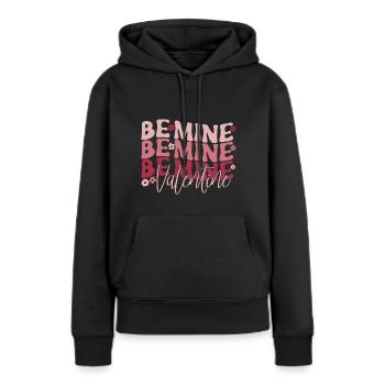 Valentinstag Herz Liebe Geschenkidee T-shirt - Frauen Premium Bio Hoodie - Schwarz - Vorne - Julia (174cm)