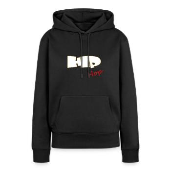 Hip Hop Rap hip hop - Frauen Premium Bio Hoodie - Schwarz - Vorne - Julia (174cm)