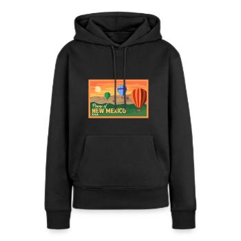 New Mexico Fil-Am Design pour les fiers Pinoys - Sweat à capuche Premium bio Femme - noir - Devant - Julia (174cm)
