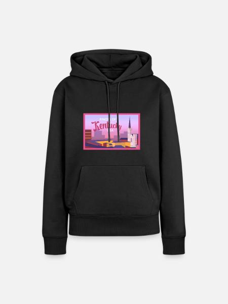 Kentucky Fil-Am Design für stolze Pinoys - Dame Premium hoodie, økologisk bomuld - sort