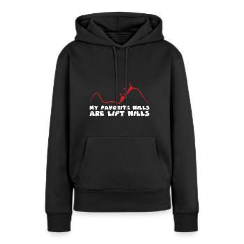 Roller Coaster Amusement Park Amusement Park - Women’s Premium Organic Hoodie - black - Front - Julia (174cm)