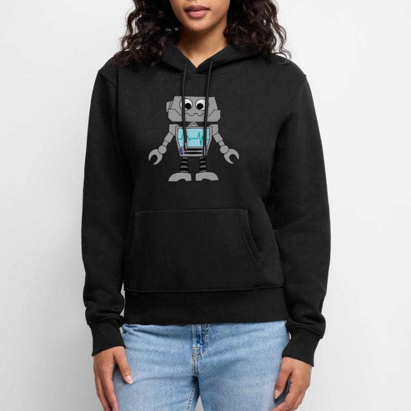 Robot Technology Computer Electronics Gift Idea Women’s Premium Organic Hoodie