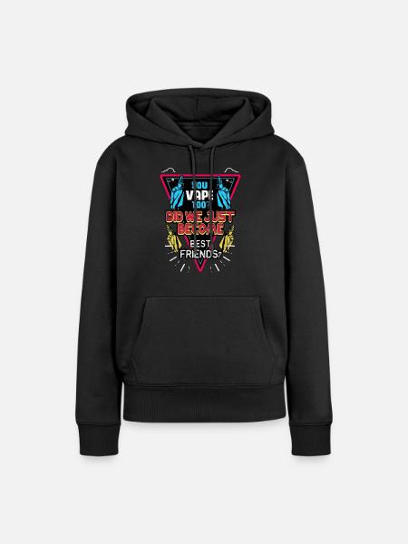 Vape - Frauen Premium Bio Hoodie - Schwarz