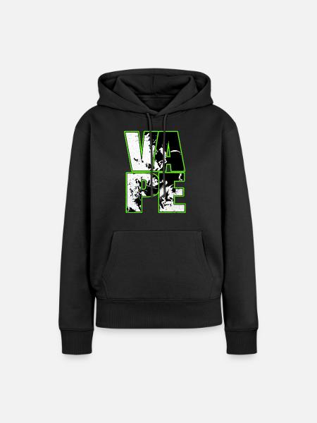 Vape - Frauen Premium Bio Hoodie - Schwarz