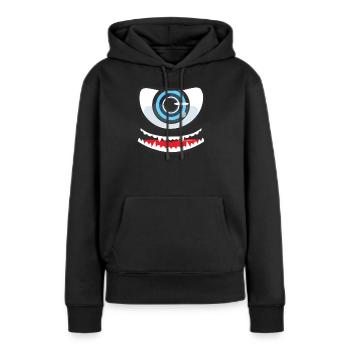 T-shirt Costume Monstre Pour Enfants - Sweat à capuche Premium bio Femme - noir - Devant - Julia (174cm)
