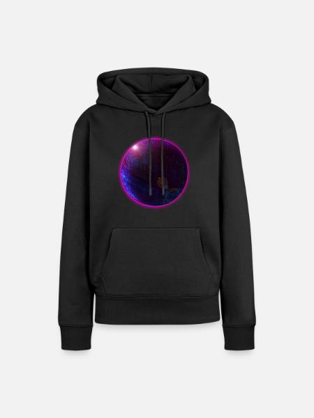 Weltraum Planet Weltall Raumfahrt Geschenk - Frauen Premium Bio Hoodie - Schwarz
