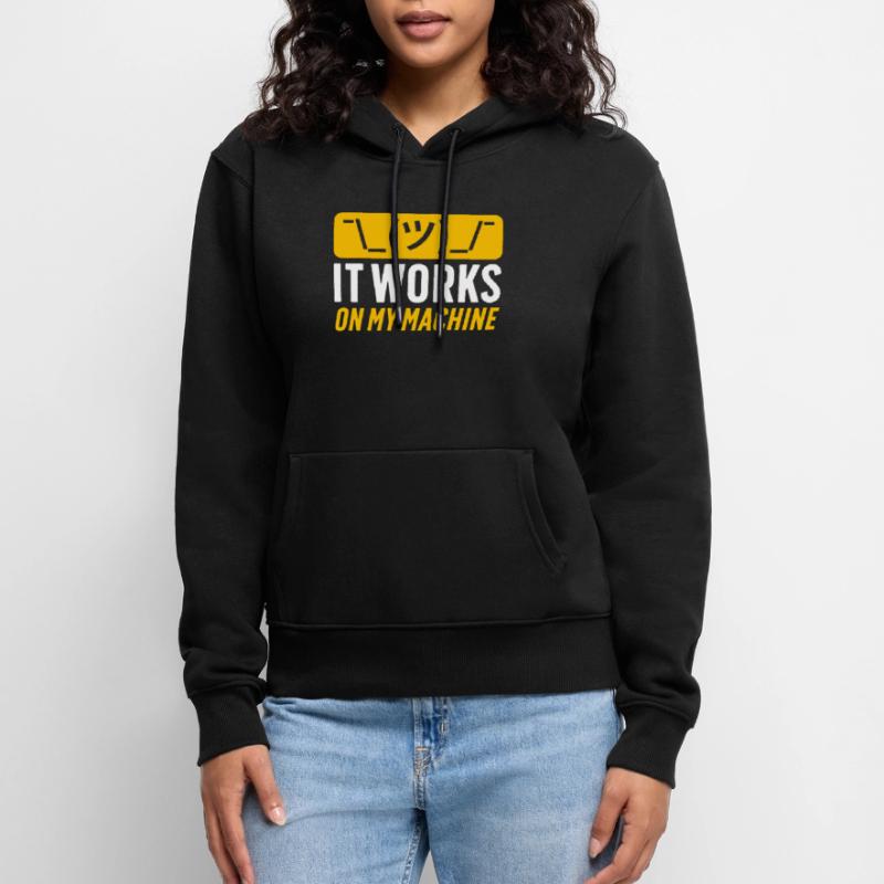 Ascii Coder CSS HTML Nerd Geek Programmer Women’s Premium Organic Hoodie