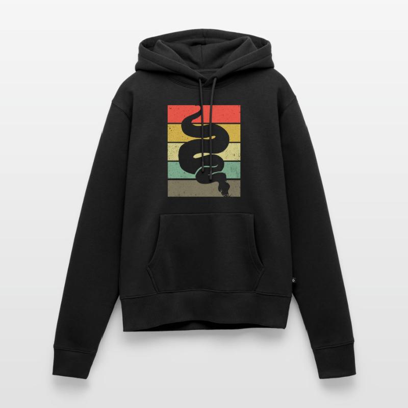 Python Frauen Premium Bio Hoodie