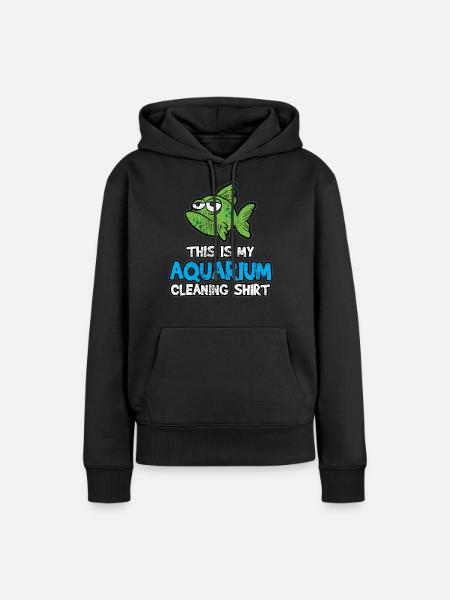 Aquarium - Frauen Premium Bio Hoodie - Schwarz