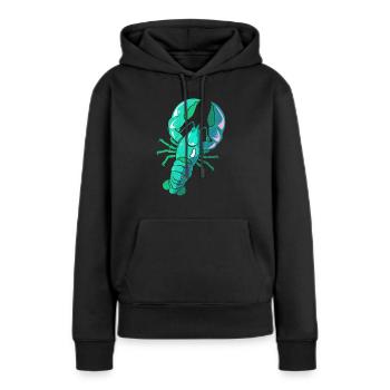 Hummer - Frauen Premium Bio Hoodie - Schwarz - Vorne - Julia (174cm)