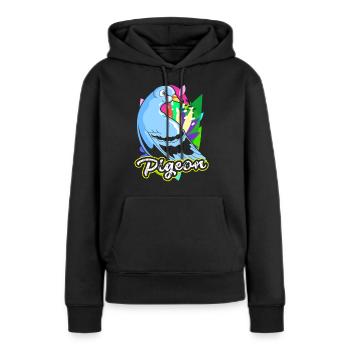 Tauben Rennen Taubenzüchter Brieftaube Turteltaube - Frauen Premium Bio Hoodie - Schwarz - Vorne - Julia (174cm)
