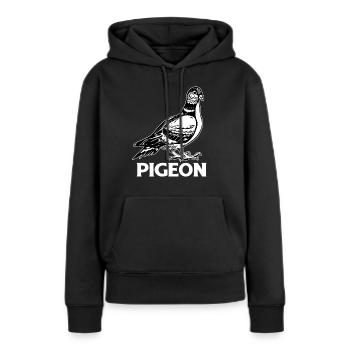 Tauben Rennen Taubenzüchter Brieftaube Turteltaube - Frauen Premium Bio Hoodie - Schwarz - Vorne - Julia (174cm)
