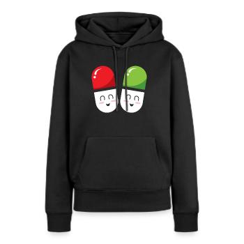 Apotheker Tabletten Apotheke Medizin Mediziner - Frauen Premium Bio Hoodie - Schwarz - Vorne - Julia (174cm)
