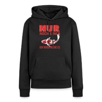 Koi - Frauen Premium Bio Hoodie - Schwarz - Vorne - Julia (174cm)