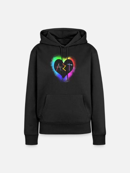Kunstlehrerin Künstlerin - Frauen Premium Bio Hoodie - Schwarz