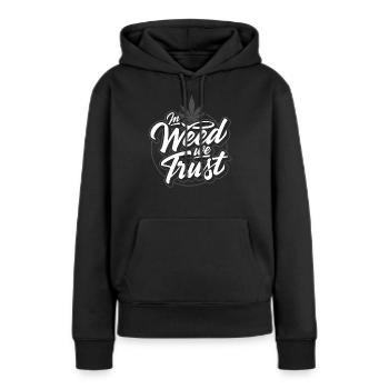 Lustiges Geschenk Cannabis Weed Marijuana Shirt - Frauen Premium Bio Hoodie - Schwarz - Vorne - Julia (174cm)