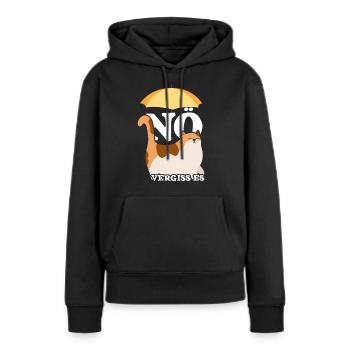 Noe Einfach Noe Böse Katze für Katzen Mami Cat Mom - Frauen Premium Bio Hoodie - Schwarz - Vorne - Julia (174cm)