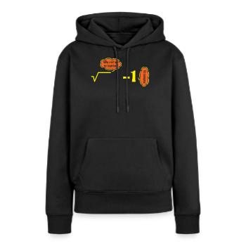 It's Complex Numbers Math Jokes Humor - Women’s Premium Organic Hoodie - black - Front - Julia (174cm)