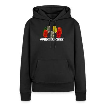 Gummibärchen - Frauen Premium Bio Hoodie - Schwarz - Vorne - Julia (174cm)
