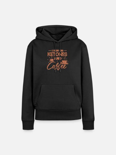Keto Diät - Frauen Premium Bio Hoodie - Schwarz