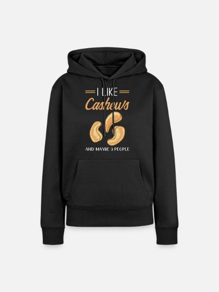 Chashew Nuss - Frauen Premium Bio Hoodie - Schwarz
