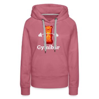 Gummibärchen Gummibären Gymibär - Frauen Premium Bio Hoodie - Malve - Vorne - Isabella (175cm)