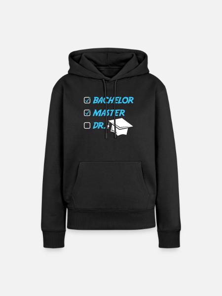 Master Hut Master Abschluss Master 2022 - Frauen Premium Bio Hoodie - Schwarz