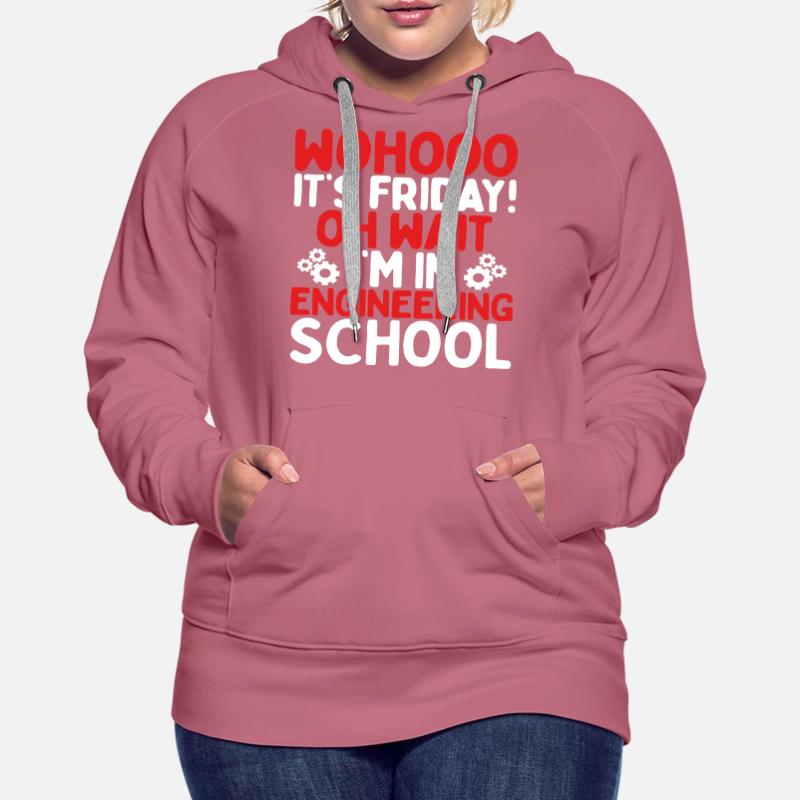 Engineering Study Guide Engineering Student School Women’s Premium Organic Hoodie