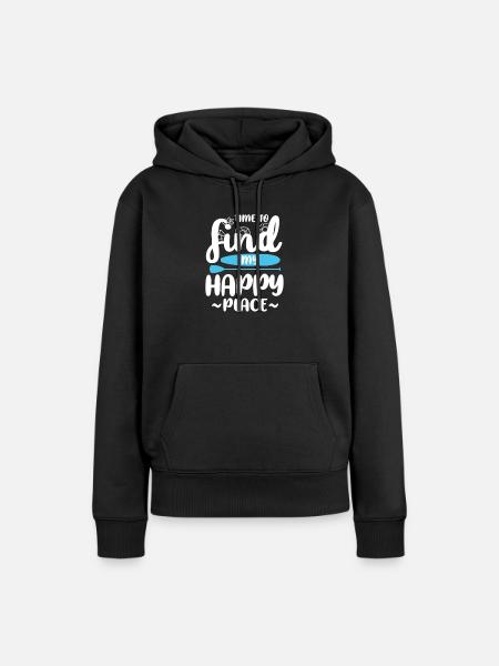 SUP - Frauen Premium Bio Hoodie - Schwarz