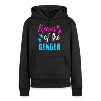 Keeper Of The Gender - Women’s Premium Organic Hoodie - black - Front - Julia (174cm)
