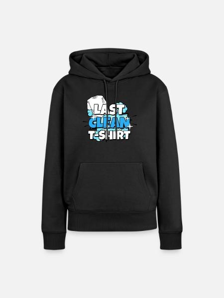 Letzte Saubere T-Shirt - Frauen Premium Bio Hoodie - Schwarz