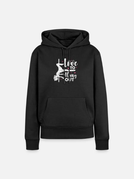 Pole Dance - Frauen Premium Bio Hoodie - Schwarz