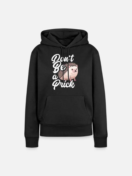 Igel Igel Igel - Frauen Premium Bio Hoodie - Schwarz